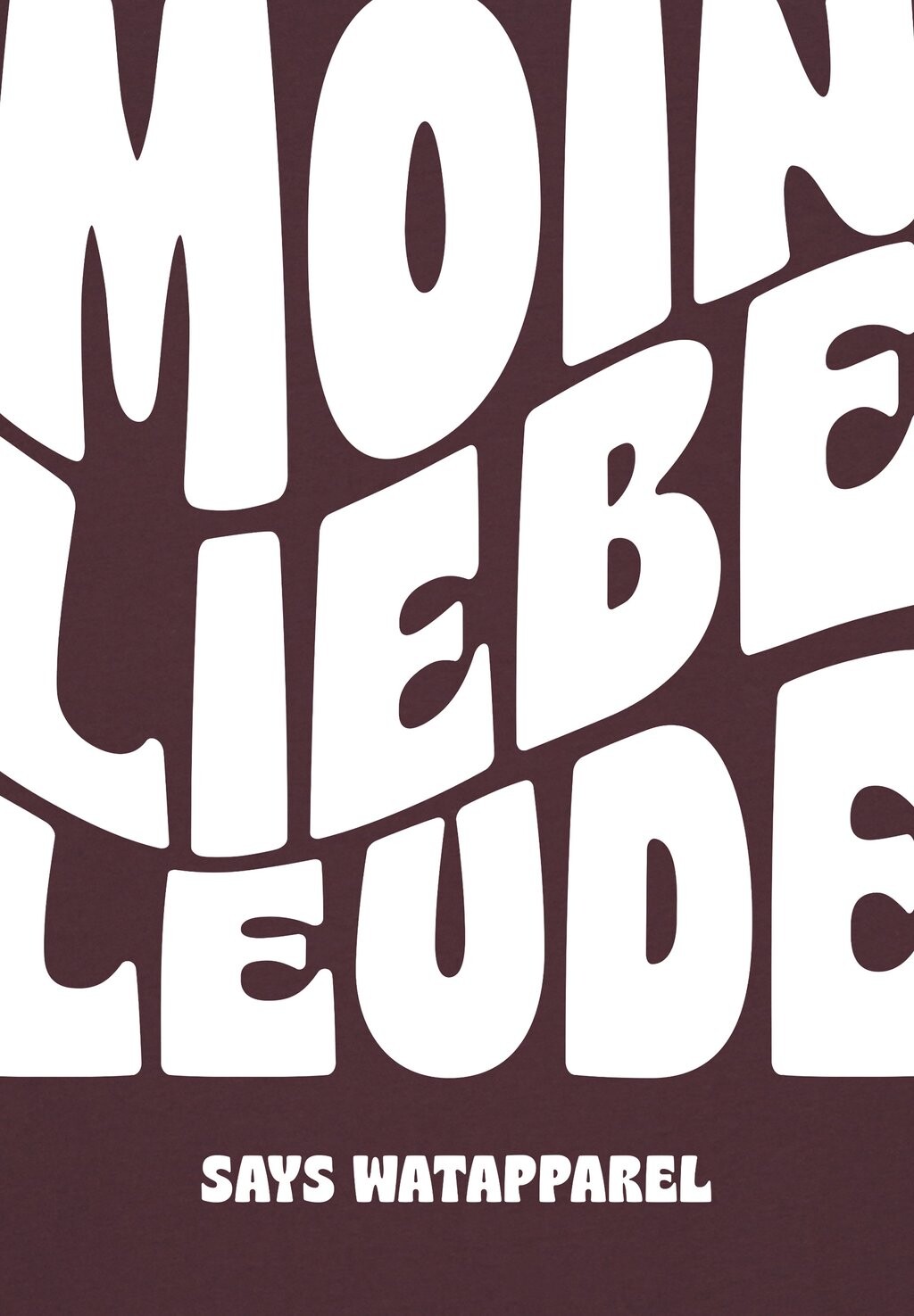 Футболка с принтом watapparel, коричневый
Футболка с принтом watapparel, коричневый