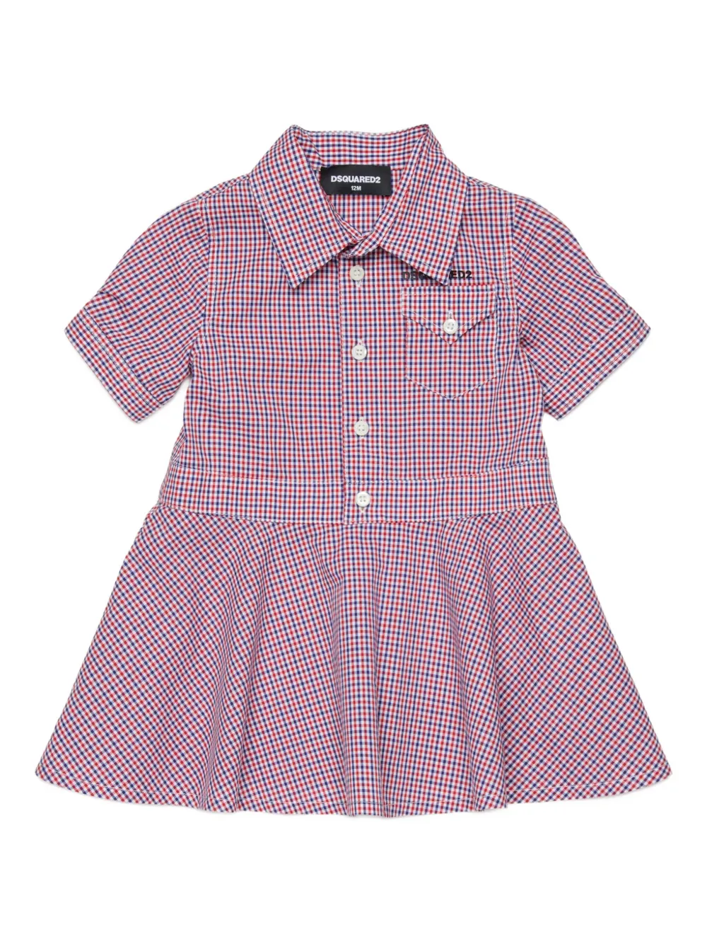 Клетчатое платье с короткими рукавами Dsquared2 Kids, красный
Клетчатое платье с короткими рукавами Dsquared2 Kids, красный