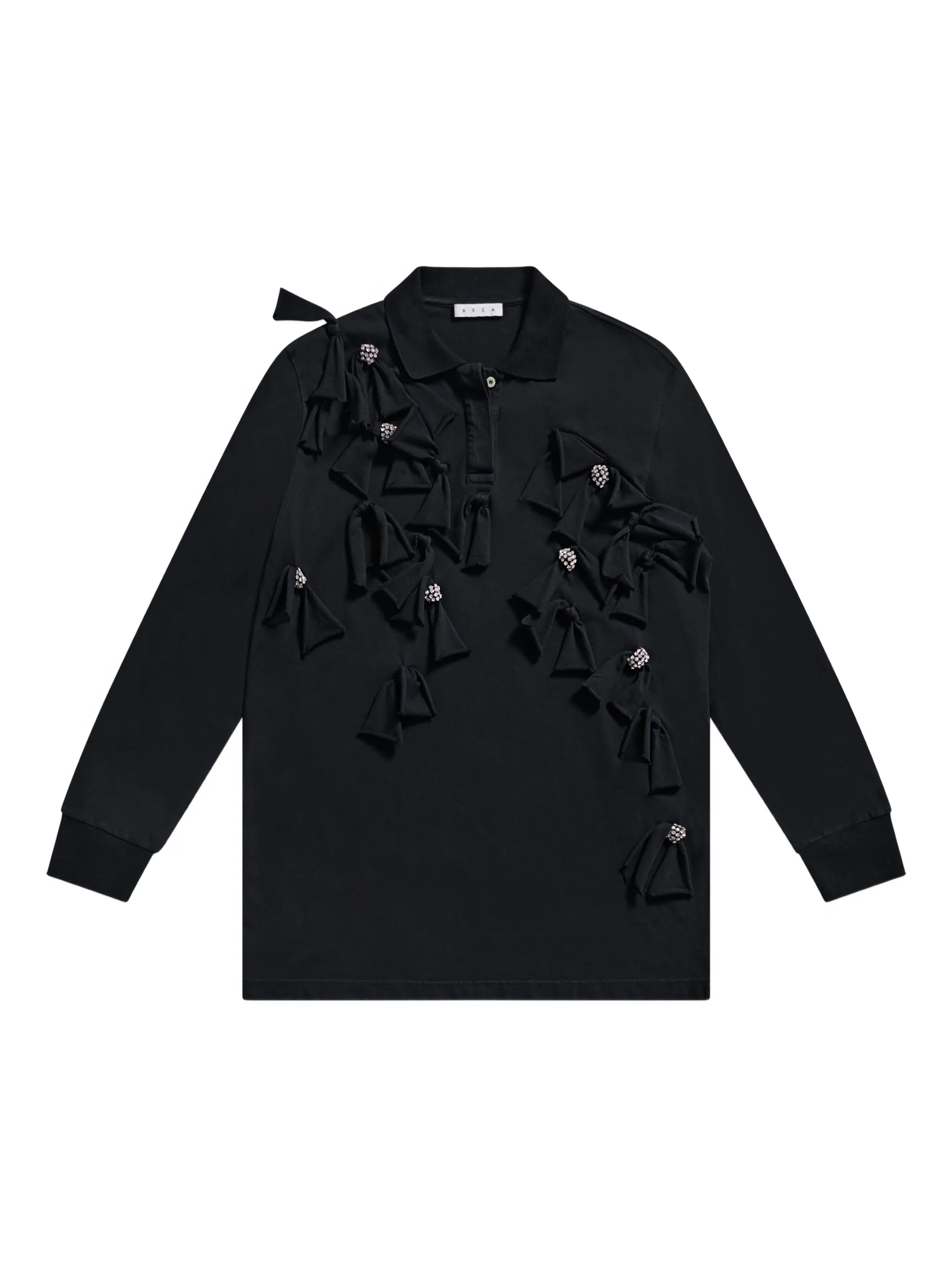 Платье с длинными рукавами и кристаллами Area, черный
Платье с длинными рукавами и кристаллами Area, черный