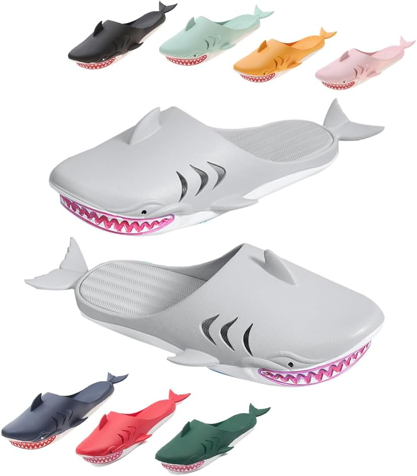 Тапочки Hauioe Fish Slippers унисекс с акулами, сандалии-шлепанцы с рыбками, забавные для пляжной вечеринки, для мужчин и женщин, серый
Тапочки Hauioe Fish Slippers унисекс с акулами, сандалии-шлепанцы с рыбками, забавные для пляжной вечеринки, для мужчин и женщин, серый