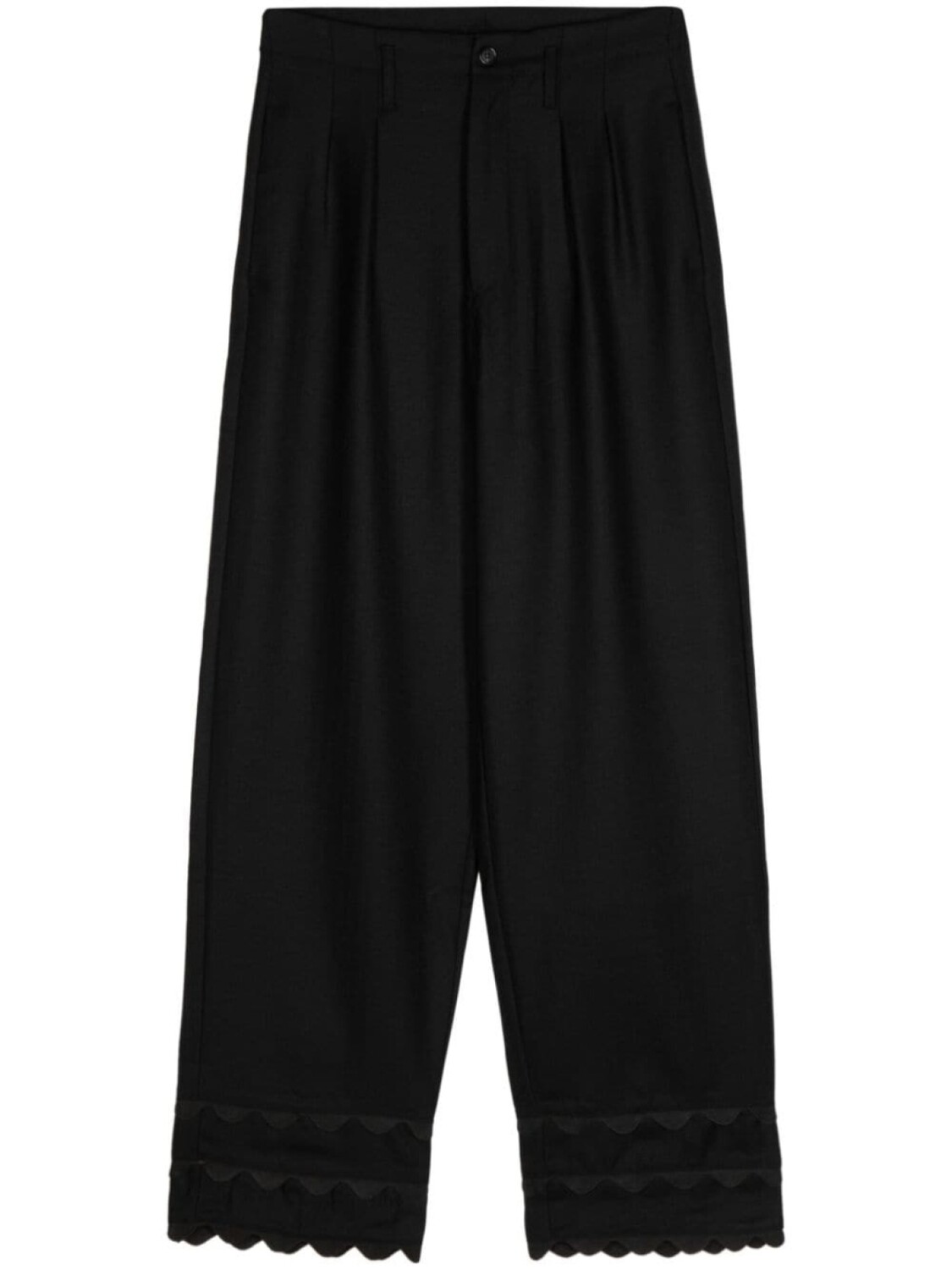 BODE шерстяные брюки с фестончатой отделкой, черный
BODE шерстяные брюки с фестончатой отделкой, черный