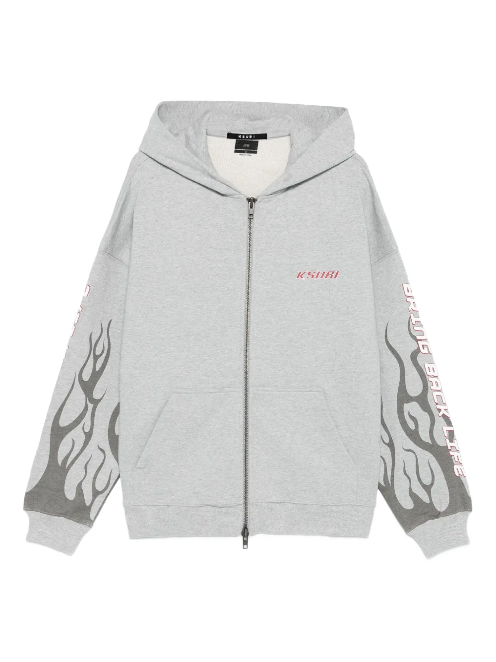 Худи на молнии Ksubi, серый
Худи на молнии Ksubi, серый