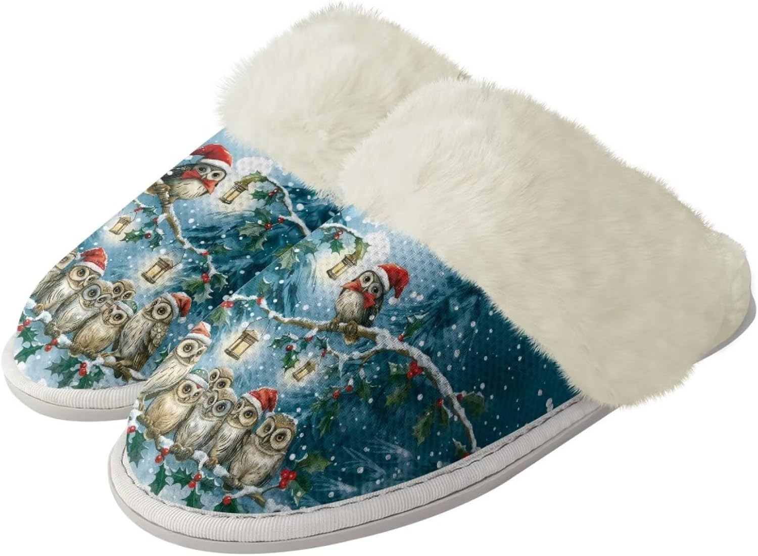 Рождественские хлопковые тапочки с принтом для женщин и мужчин, повседневные, с нескользящей подошвой, мягкие плюшевые домашние тапочки для улицы и дома Zhangruoheng, Christmas Owl Print
Рождественские хлопковые тапочки с принтом для женщин и мужчин, повседневные, с нескользящей подошвой, мягкие плюшевые домашние тапочки для улицы и дома Zhangruoheng, Christmas Owl Print