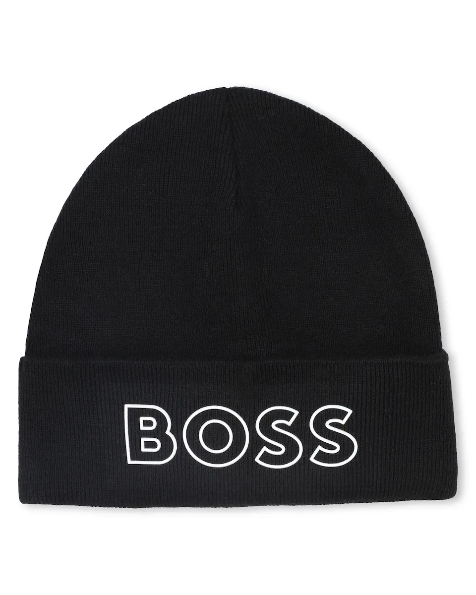 Детская шапка из полиэстера BOSS Kidswear, черный
Детская шапка из полиэстера BOSS Kidswear, черный