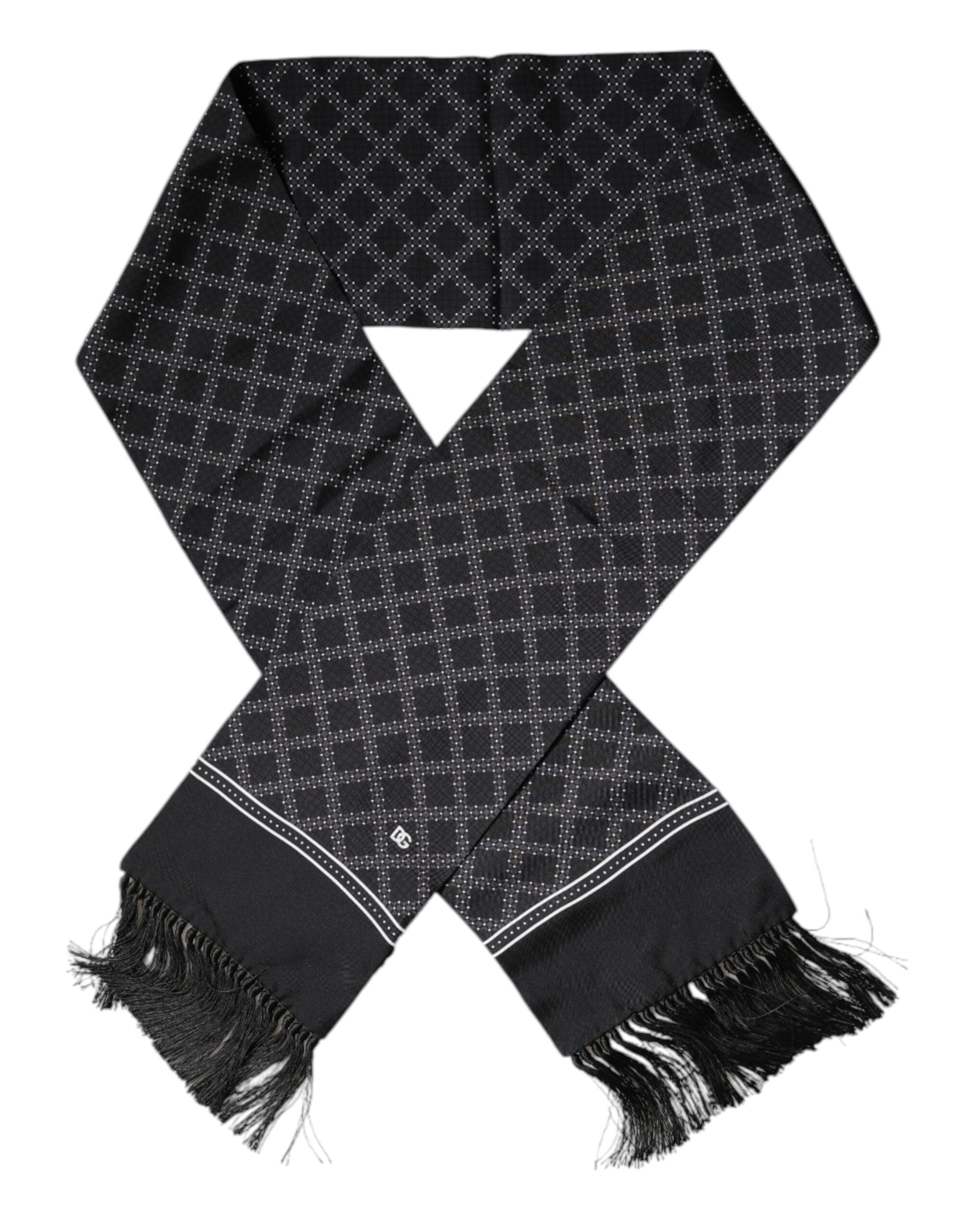 Темно-серый шарф-обертка с бахромой в стиле фэнтези Dolce & Gabbana
Темно-серый шарф-обертка с бахромой в стиле фэнтези Dolce & Gabbana