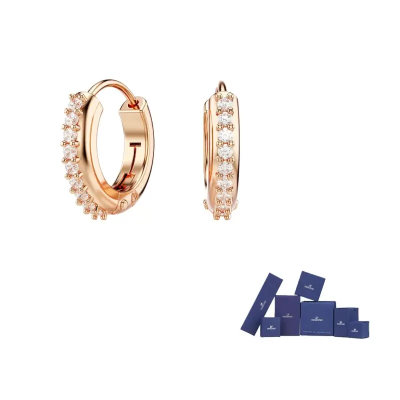 Swarovski Синтетическая кубическая циркония, позолоченные серьги розового золота для женщин Gold
Swarovski Синтетическая кубическая циркония, позолоченные серьги розового золота для женщин Gold