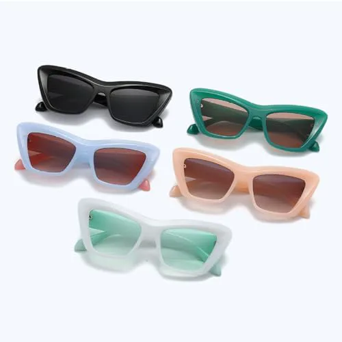 Солнцезащитные очки «кошачий глаз» для женщин, 2026 год, конфетные цвета, модные винтажные солнцезащитные очки, женские солнцезащитные очки UV400 MTZJH, White
Солнцезащитные очки «кошачий глаз» для женщин, 2026 год, конфетные цвета, модные винтажные солнцезащитные очки, женские солнцезащитные очки UV400 MTZJH, White