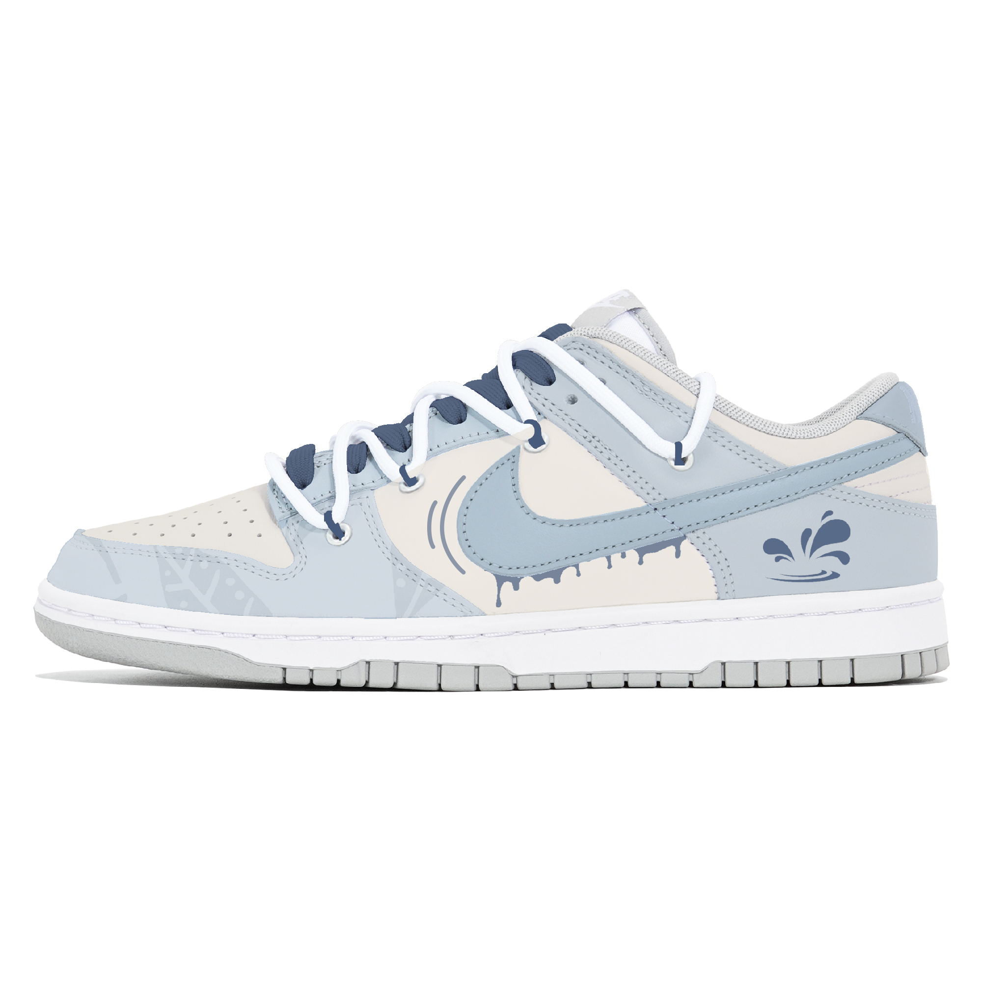 Nike Кроссовки для скейтбординга Dunk Joy Lemon, износостойкие и нескользящие, с низким верхом, мужские, сине-белые
Nike Кроссовки для скейтбординга Dunk Joy Lemon, износостойкие и нескользящие, с низким верхом, мужские, сине-белые