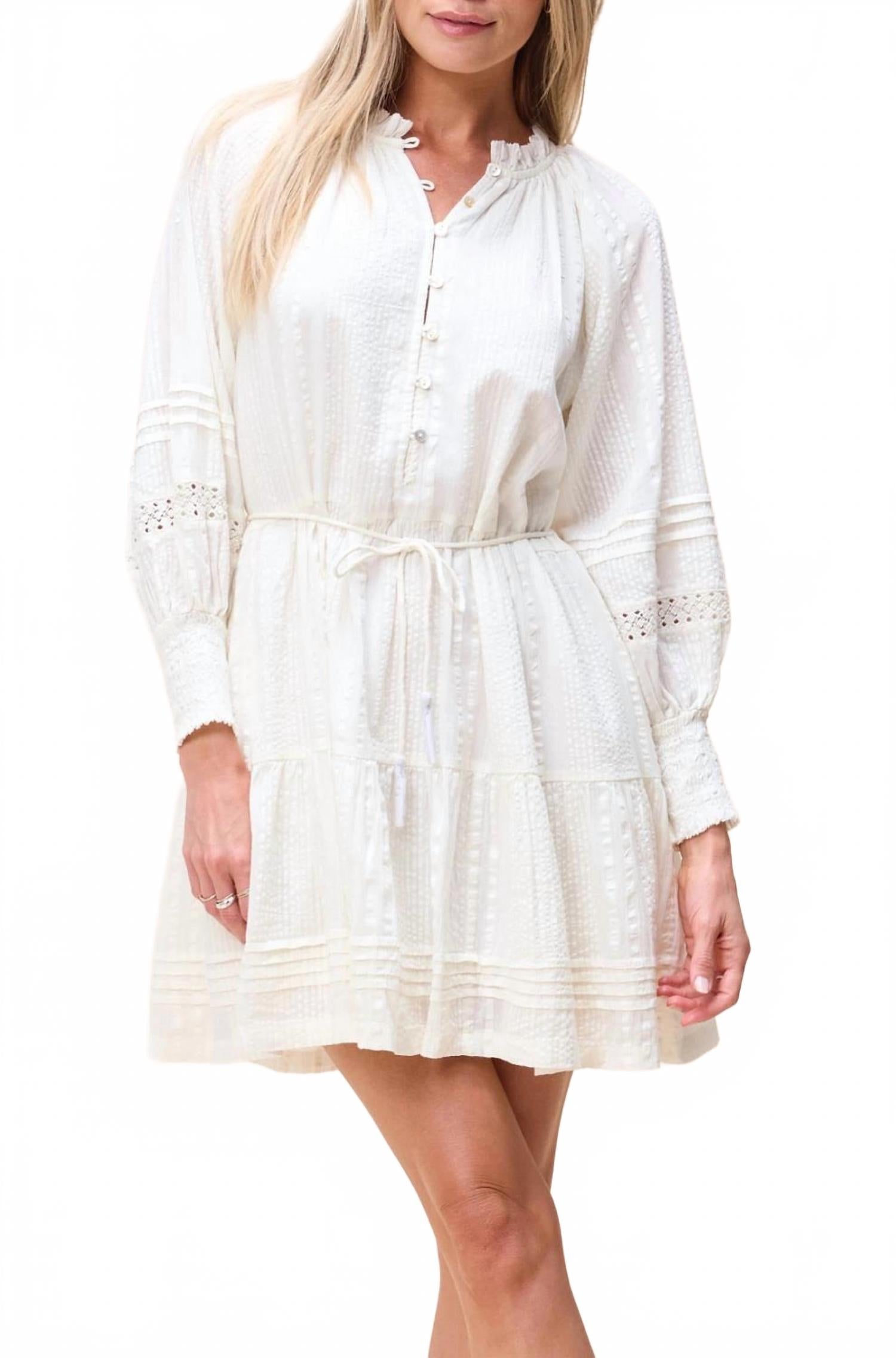 Cleobella Мини-платье «Луг» цвета слоновой кости
Cleobella Мини-платье «Луг» цвета слоновой кости