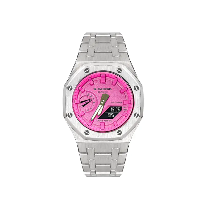 CASIO Retrofit Series часы с кварцевым механизмом унисекс розовый циферблат
CASIO Retrofit Series часы с кварцевым механизмом унисекс розовый циферблат