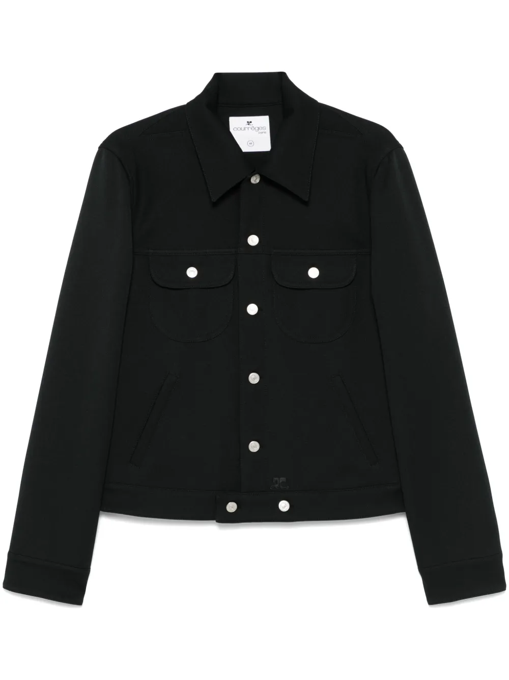 Твиловая куртка Courreges, черный
Твиловая куртка Courreges, черный