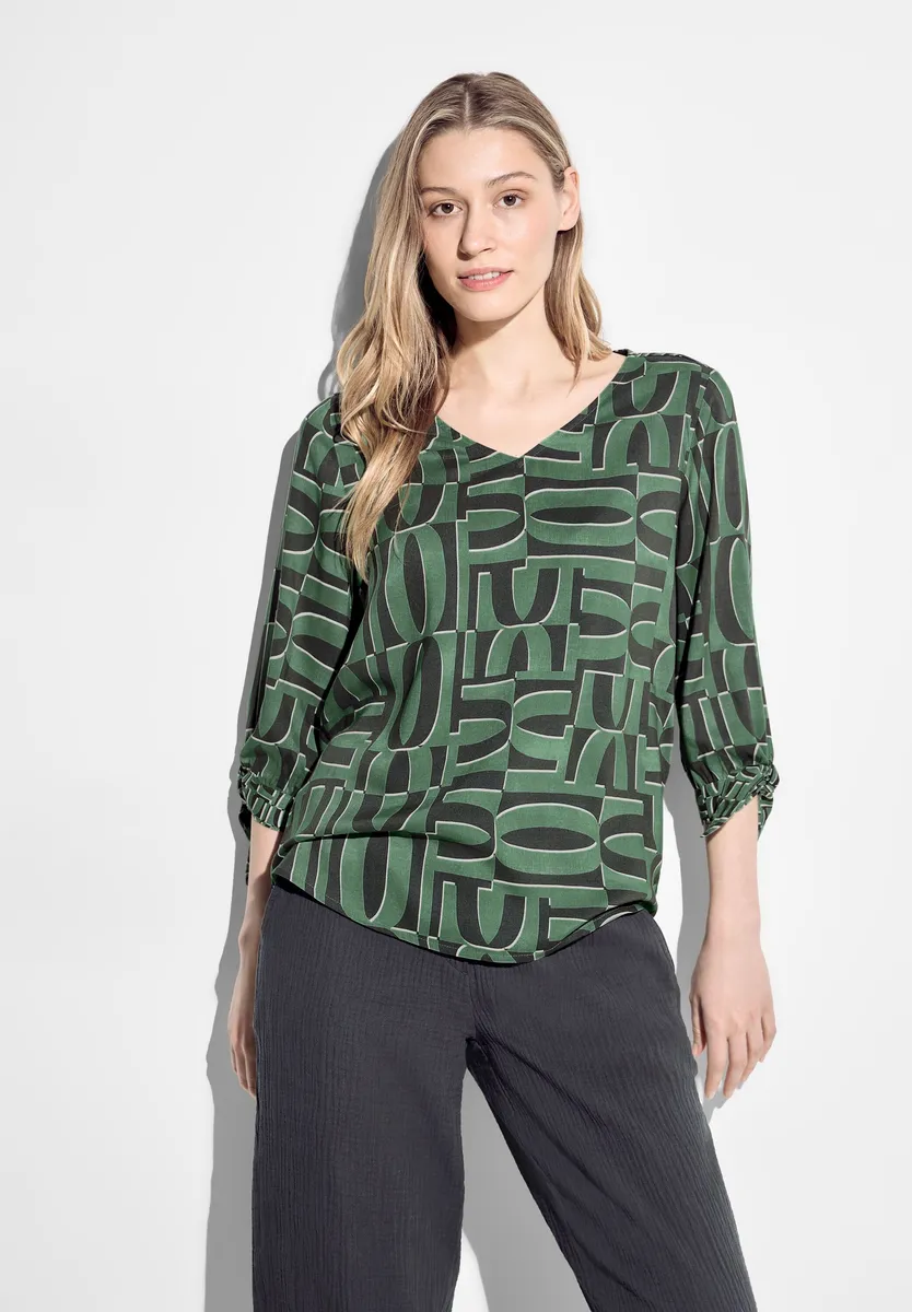 Блузка-рубашка Cecil, выполненная из мягкой вискозы, зеленый
Блузка-рубашка Cecil, выполненная из мягкой вискозы, зеленый