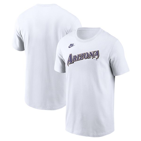 Мужская белая футболка arizona diamondbacks cooperstown collection wordmark Nike
Мужская белая футболка arizona diamondbacks cooperstown collection wordmark Nike