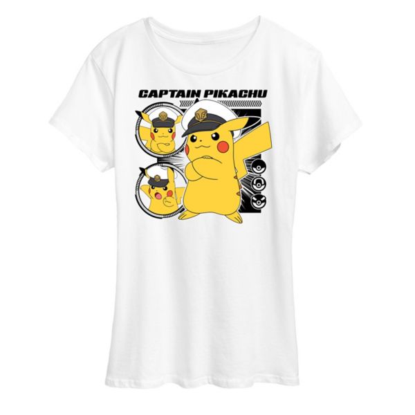 Женская футболка с принтом «Покемон: Капитан Пикачу» Licensed Character, белый
Женская футболка с принтом «Покемон: Капитан Пикачу» Licensed Character, белый