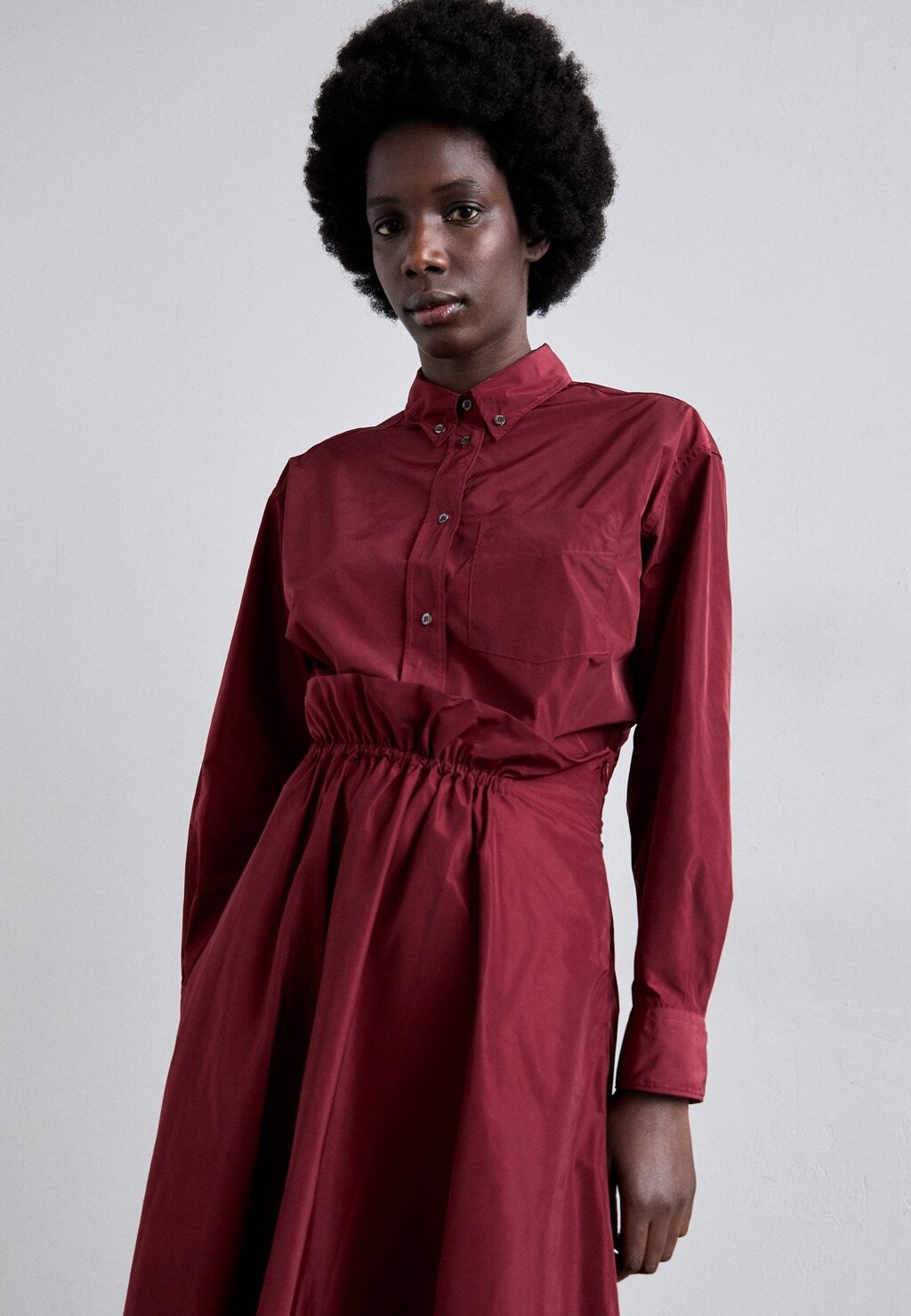 Блузка на пуговицах CAMICIA ASPESI, темно-красный
Блузка на пуговицах CAMICIA ASPESI, темно-красный