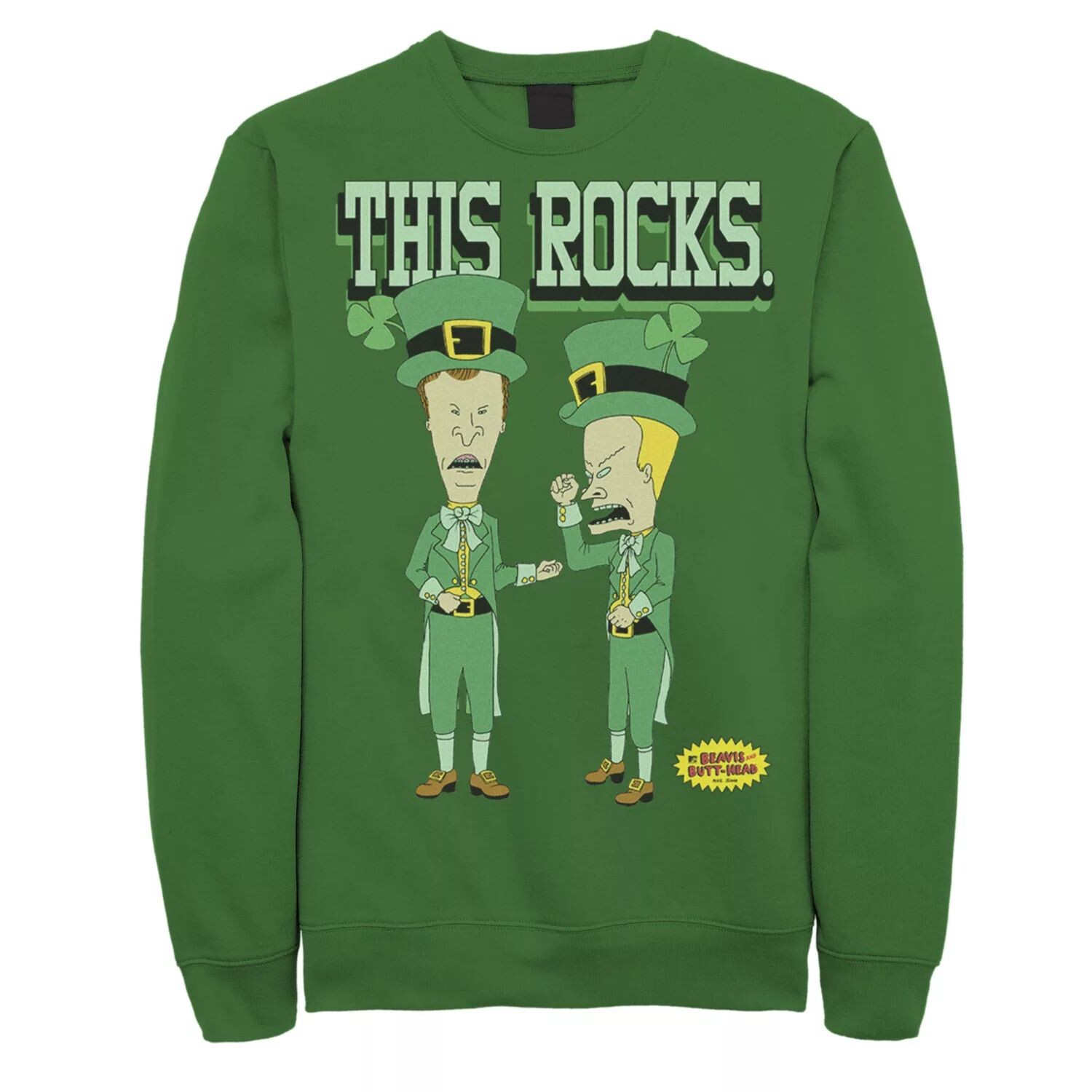 Мужской свитшот ко Дню Святого Патрика Beavis And Butthead Rockin Sham Licensed Character
Мужской свитшот ко Дню Святого Патрика Beavis And Butthead Rockin Sham Licensed Character