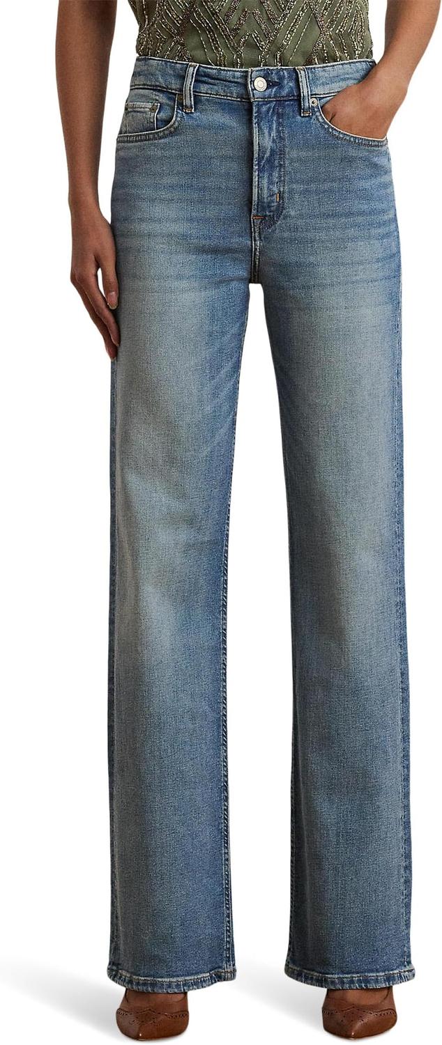 Джинсы Lauren Ralph Lauren High-Rise Wide-Leg Jeans, Alicia Wash
Джинсы Lauren Ralph Lauren High-Rise Wide-Leg Jeans, Alicia Wash