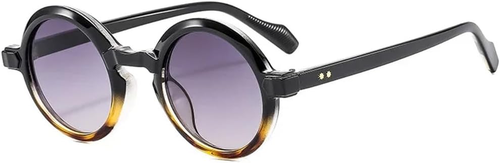 Круглые панк-солнцезащитные очки для женщин с двухцветным градиентом, мужские с заклепками, защита от УФ-излучения UV400, для занятий спортом на открытом воздухе, бега и путешествий UYPTK, Black Leopard Grey
Круглые панк-солнцезащитные очки для женщин с двухцветным градиентом, мужские с заклепками, защита от УФ-излучения UV400, для занятий спортом на открытом воздухе, бега и путешествий UYPTK, Black Leopard Grey