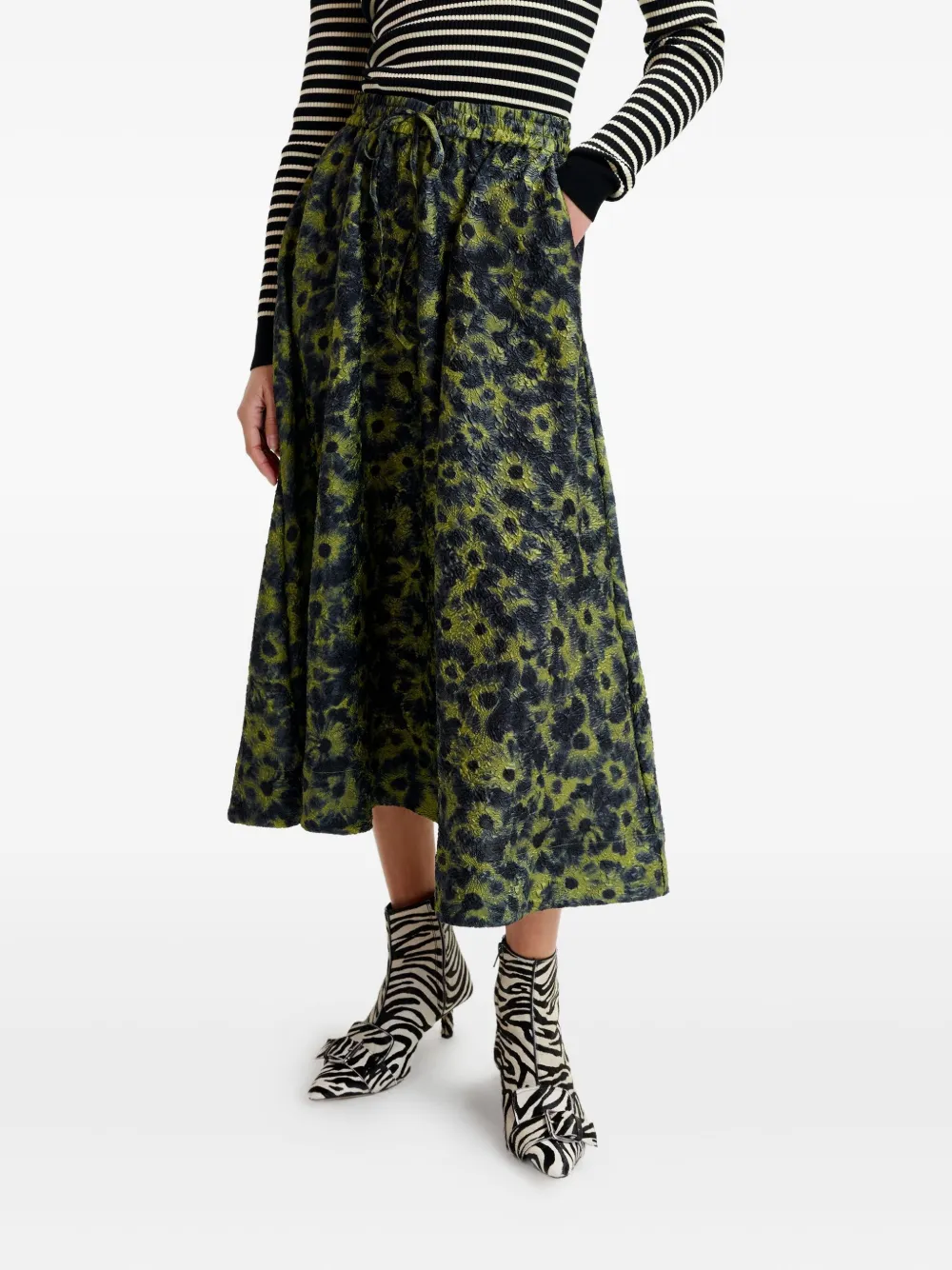 Юбка с цветочным принтом Essentiel Antwerp, зеленый
Юбка с цветочным принтом Essentiel Antwerp, зеленый