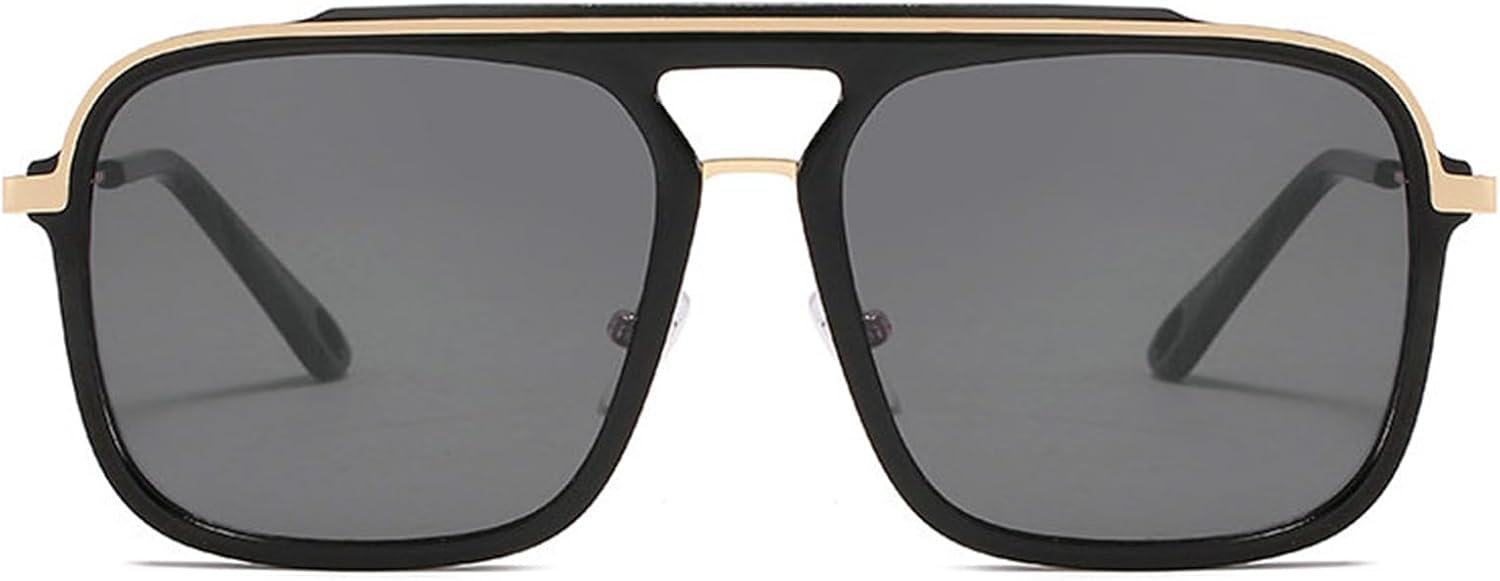 Солнцезащитные очки Helena Retro с двойной перемычкой, квадратной формой и градиентным переходом, женские, черные и серые, классические, в стиле «пилот», мужские, с защитой от УФ-излучения UV400, C2
Солнцезащитные очки Helena Retro с двойной перемычкой, квадратной формой и градиентным переходом, женские, черные и серые, классические, в стиле «пилот», мужские, с защитой от УФ-излучения UV400, C2