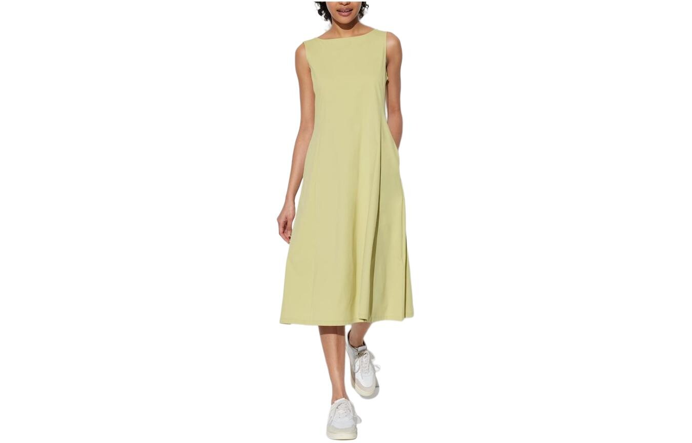 Платье без рукавов женское светло-зеленое Uniqlo
Платье без рукавов женское светло-зеленое Uniqlo