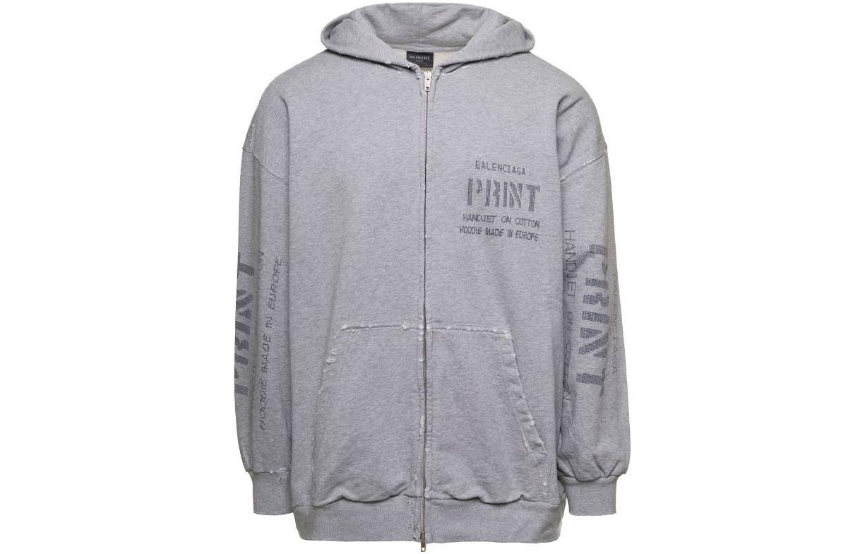 Толстовка мужская серая Balenciaga, серый
Толстовка мужская серая Balenciaga, серый