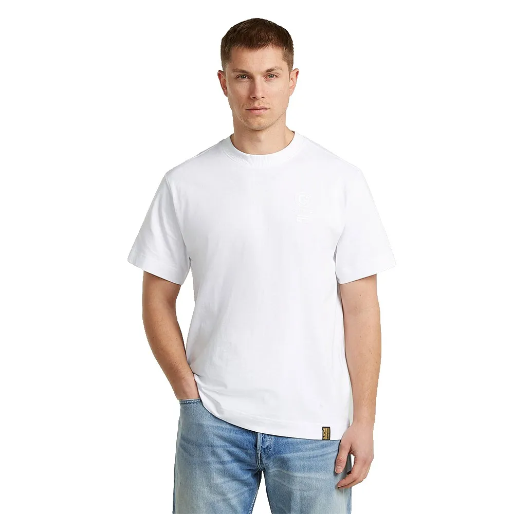 Футболка с коротким рукавом и графическим принтом G-Star на спине, белый
Футболка с коротким рукавом и графическим принтом G-Star на спине, белый