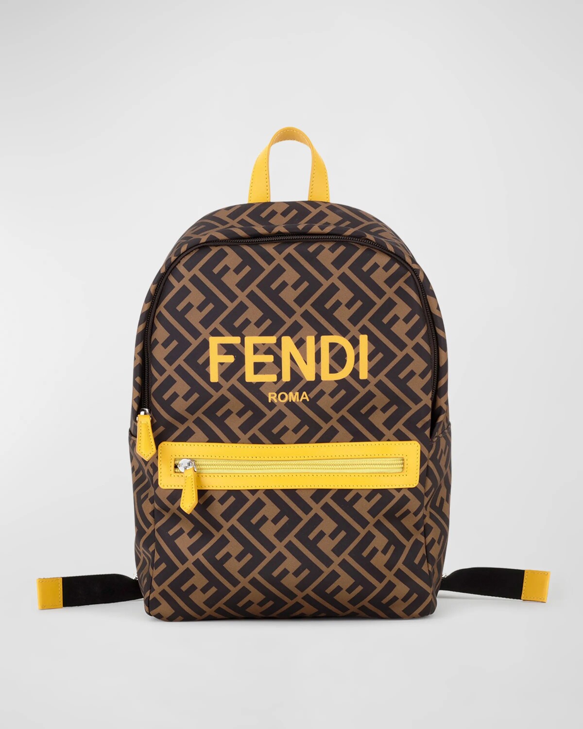 Детский рюкзак FF с логотипом Fendi, коричневый
Детский рюкзак FF с логотипом Fendi, коричневый