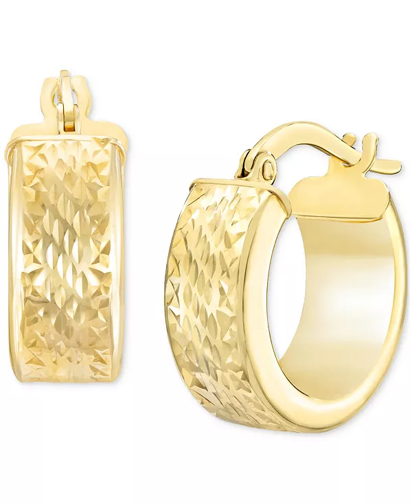 Миниатюрные серьги-кольца Huggie Hoop с полированными бриллиантами из 14-каратного желтого золота, 3/8 дюйма Macy'S, gold
Миниатюрные серьги-кольца Huggie Hoop с полированными бриллиантами из 14-каратного желтого золота, 3/8 дюйма Macy'S, gold