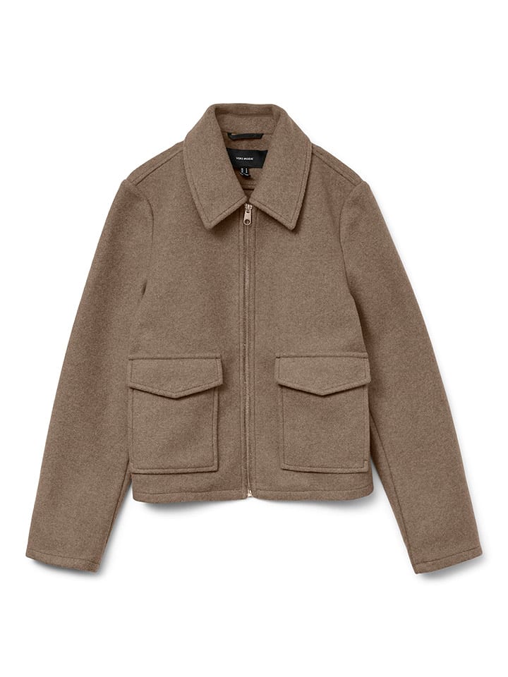 Светло-коричневая переходная куртка Vero Moda
Светло-коричневая переходная куртка Vero Moda