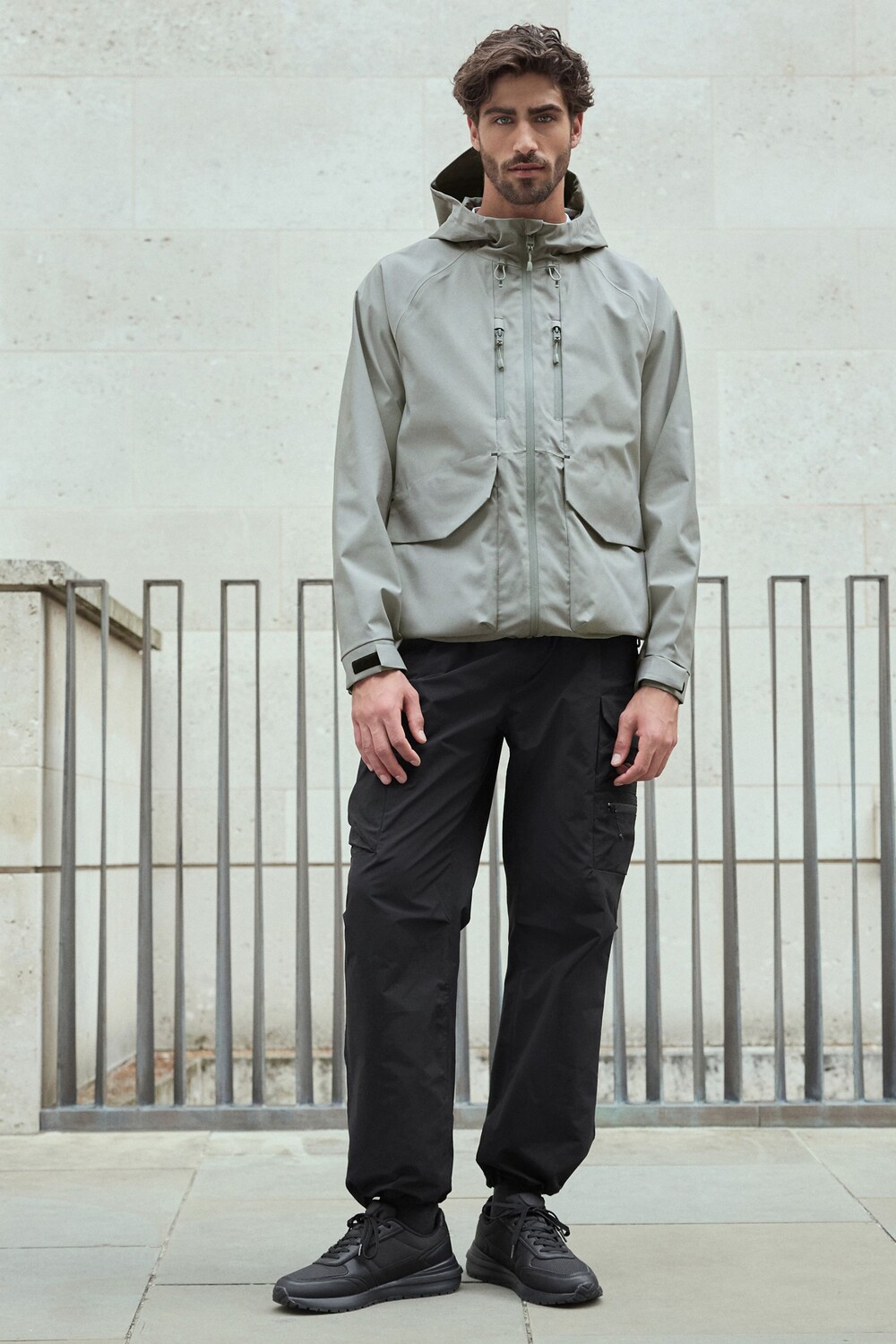 Водонепроницаемая куртка на молнии Next, серый
Водонепроницаемая куртка на молнии Next, серый