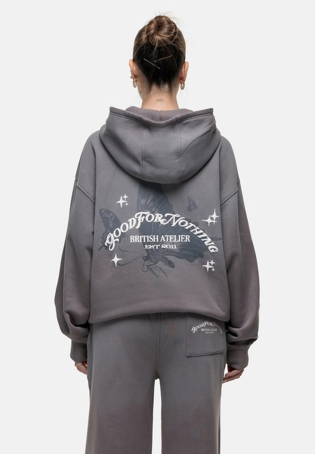 Толстовка на молнии LIBE Good For Nothing, серый
Толстовка на молнии LIBE Good For Nothing, серый