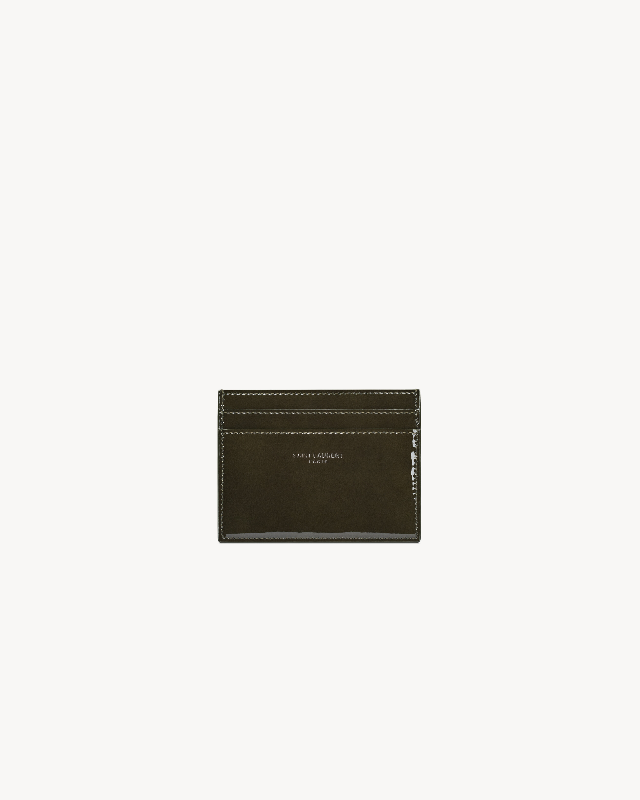 Картхолдер SAINT LAURENT PARIS из лакированной кожи, зеленый
Картхолдер SAINT LAURENT PARIS из лакированной кожи, зеленый