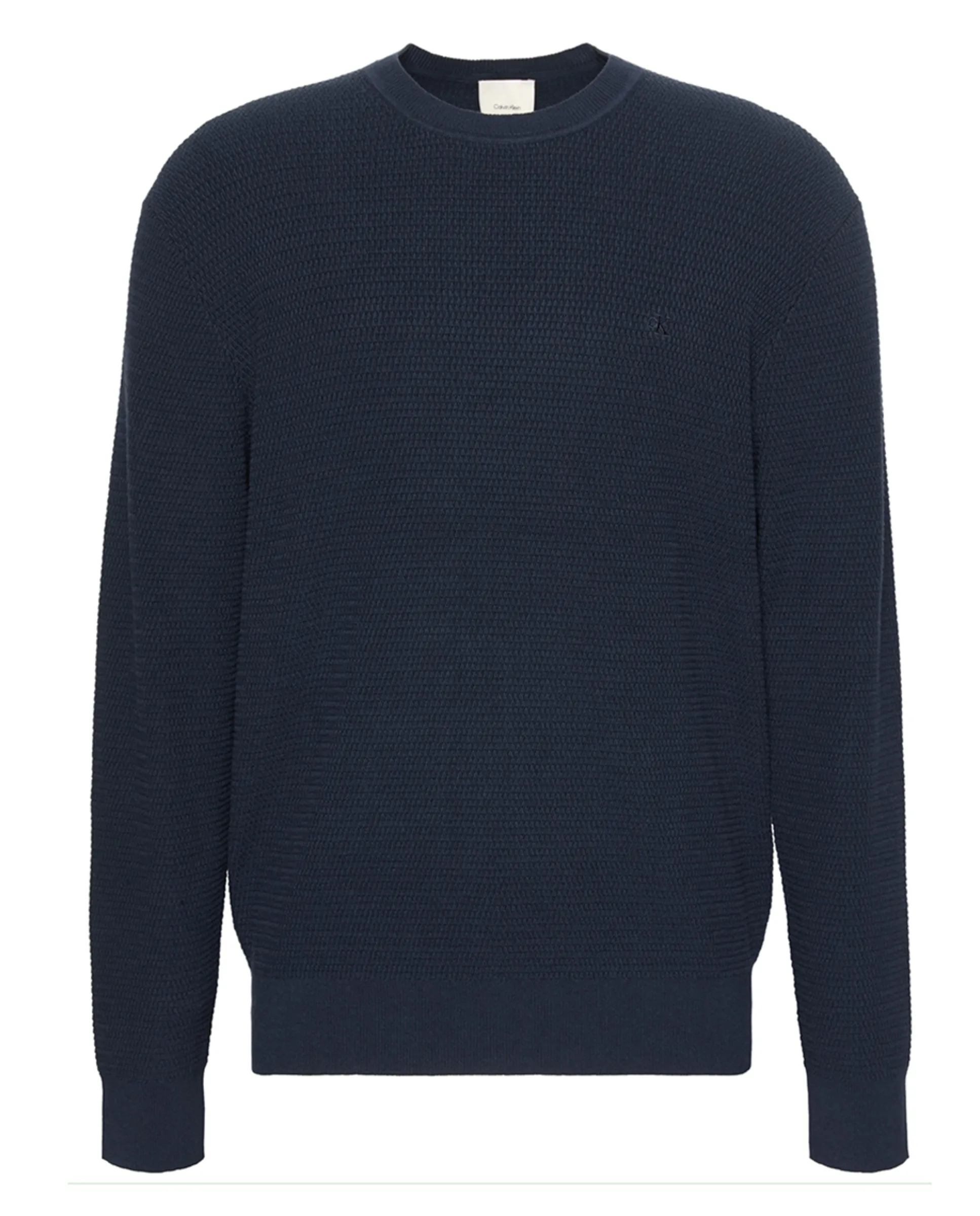 Мужской структурированный хлопковый свитер Calvin Klein, темно-синий
Мужской структурированный хлопковый свитер Calvin Klein, темно-синий