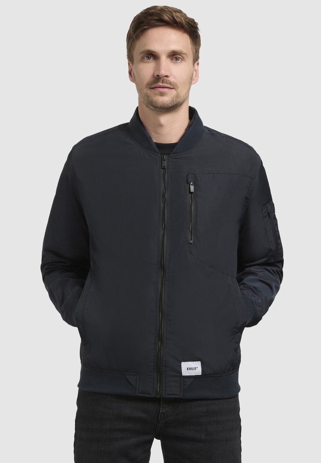 Куртка-бомбер BEKI khujo, темно-синий 
Куртка-бомбер BEKI khujo, темно-синий