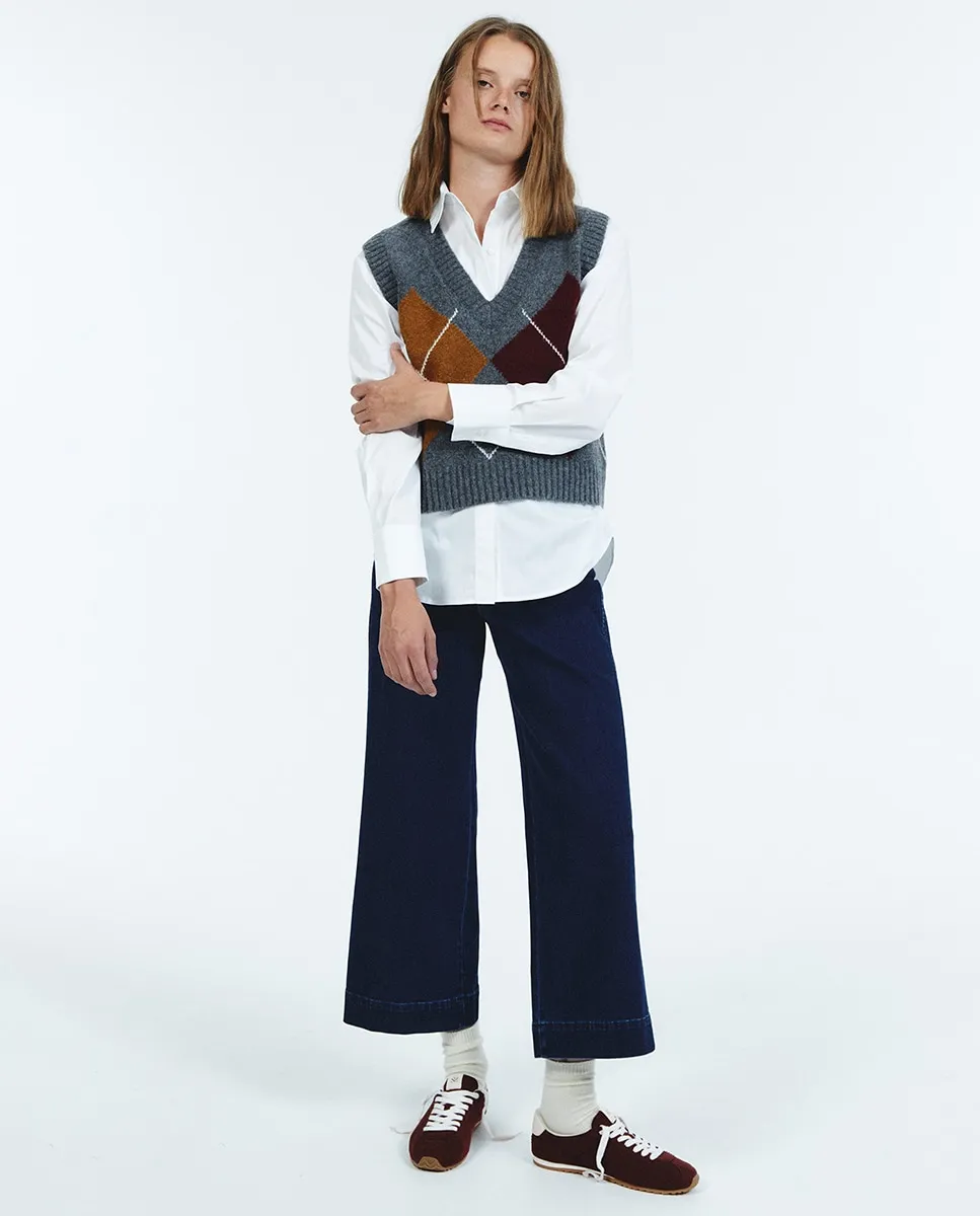 Джинсы-кюлоты Sfera, темно-синий
Джинсы-кюлоты Sfera, темно-синий