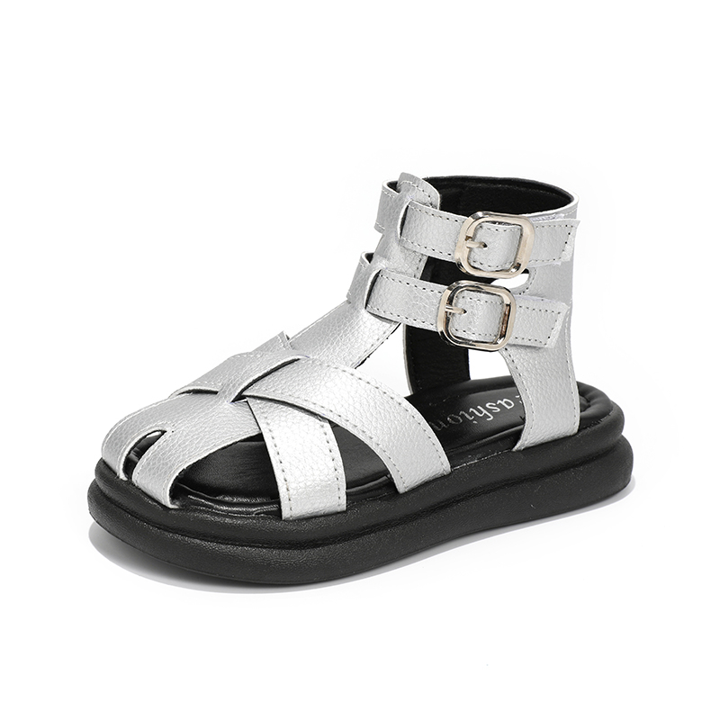 Дышащие высокие детские сандалии для детей FIRS Kids, серебряный
Дышащие высокие детские сандалии для детей FIRS Kids, серебряный