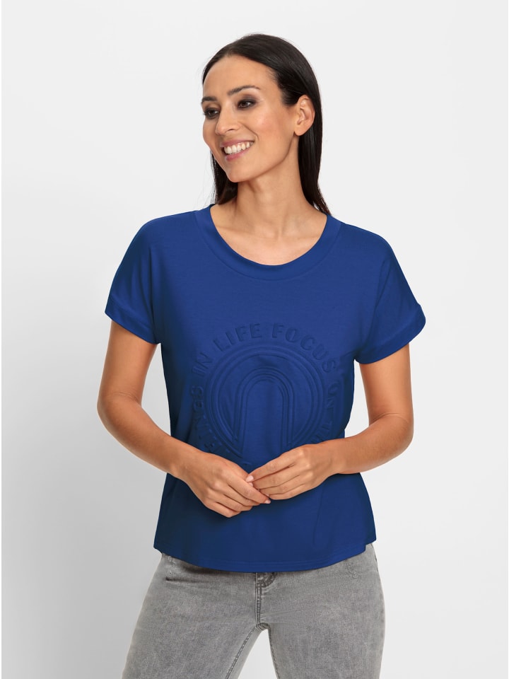 Рубашка с короткими рукавами королевского синего цвета Heine
Рубашка с короткими рукавами королевского синего цвета Heine