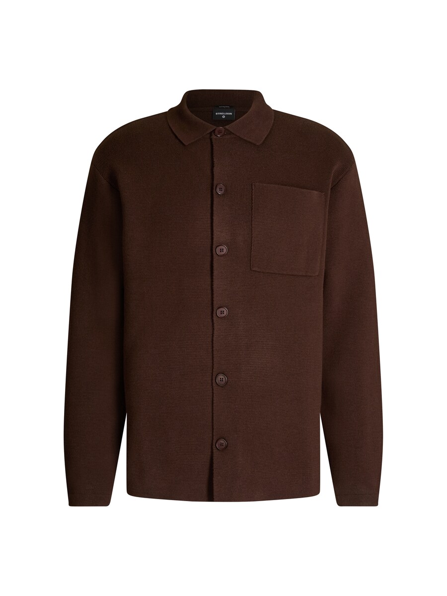 Вязаный кардиган STRELLSON Aiden, темно-коричневый
Вязаный кардиган STRELLSON Aiden, темно-коричневый