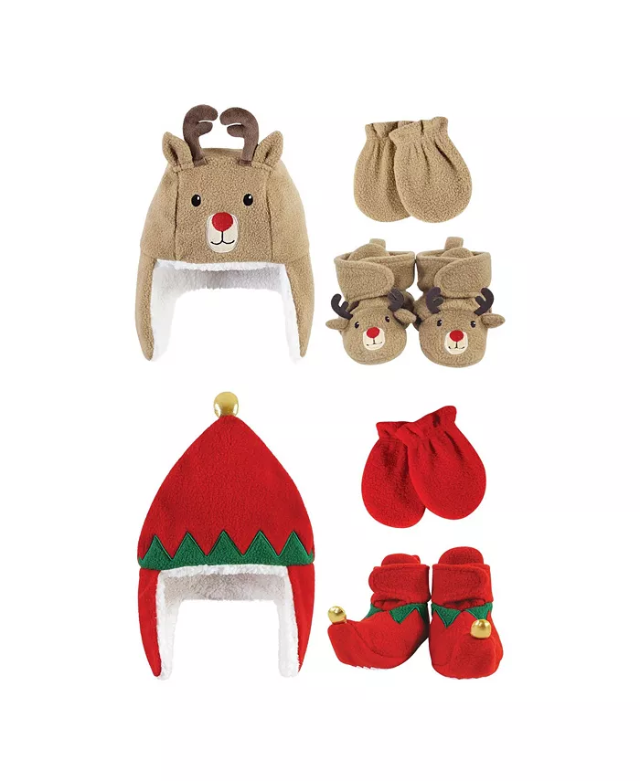 Комплект из 6 предметов: шапка-ушанка, варежки и пинетки Hudson для мальчиков, тёмно-синий, с изображением пингвина и оленя, 12–18 месяцев Hudson Baby, красный
Комплект из 6 предметов: шапка-ушанка, варежки и пинетки Hudson для мальчиков, тёмно-синий, с изображением пингвина и оленя, 12–18 месяцев Hudson Baby, красный