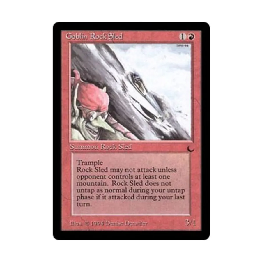 CCG Гоблинские каменные сани (клавиша C), MTG - The Dark
CCG Гоблинские каменные сани (клавиша C), MTG - The Dark