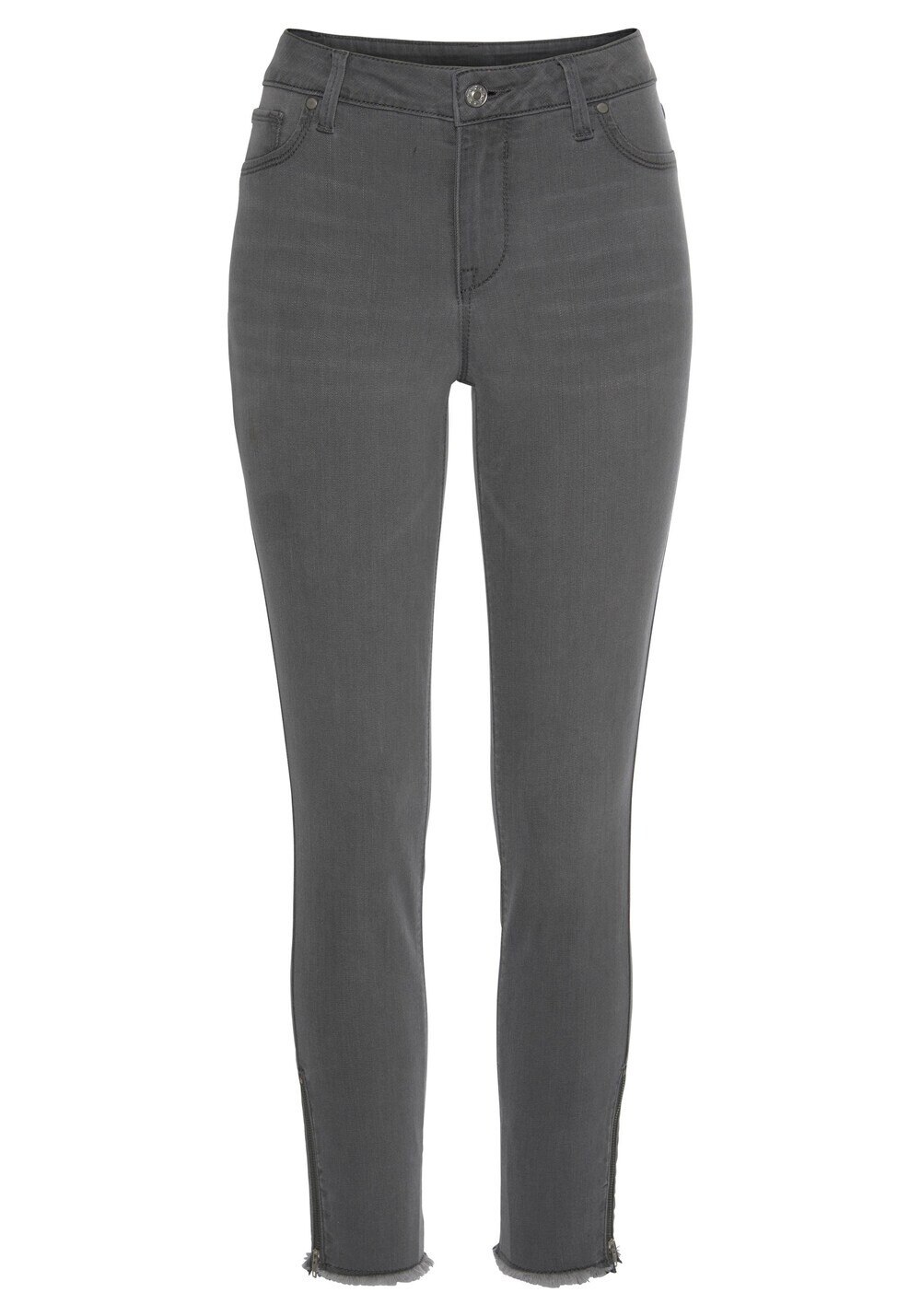 Узкие джинсы Lascana, серый
Узкие джинсы Lascana, серый