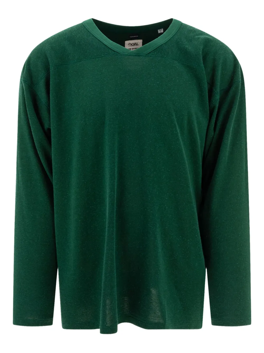 Футболка с длинными рукавами и V-образным вырезом Nanamica, зеленый
Футболка с длинными рукавами и V-образным вырезом Nanamica, зеленый