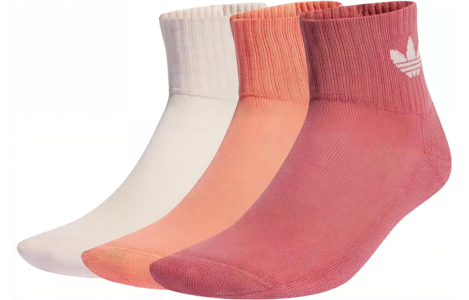 Носки средней высоты Adicolor, 3 пары, унисекс, комплект из 3 пар Adidas Originals, 3 pack (wonder quartz+coral powder+magical красный)
Носки средней высоты Adicolor, 3 пары, унисекс, комплект из 3 пар Adidas Originals, 3 pack (wonder quartz+coral powder+magical красный)