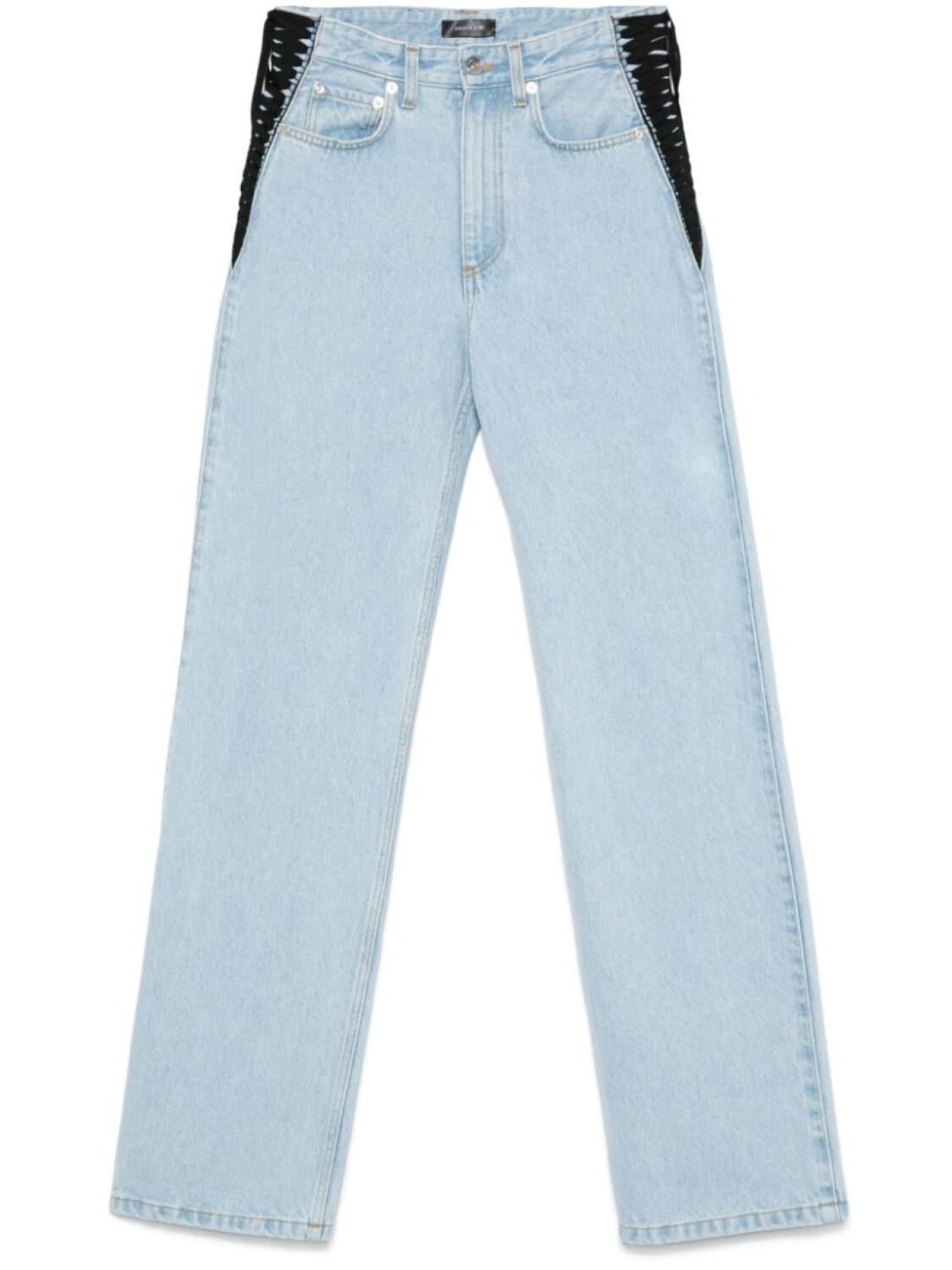 Mugler прямые джинсы со шнуровкой, синий
Mugler прямые джинсы со шнуровкой, синий