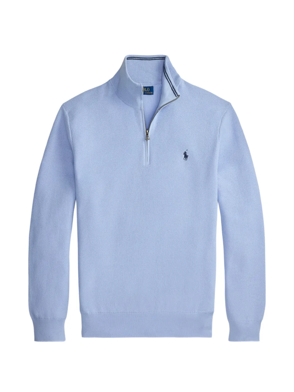 Вязаный свитер с молнией и воротником-стойкой Polo Ralph Lauren, синий
Вязаный свитер с молнией и воротником-стойкой Polo Ralph Lauren, синий