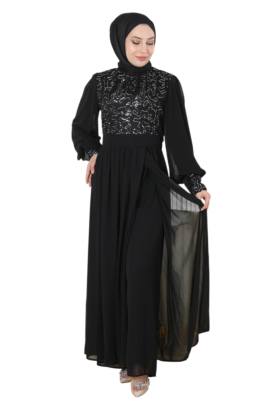 Брючный костюм MODAMIHRAM, черный
Брючный костюм MODAMIHRAM, черный