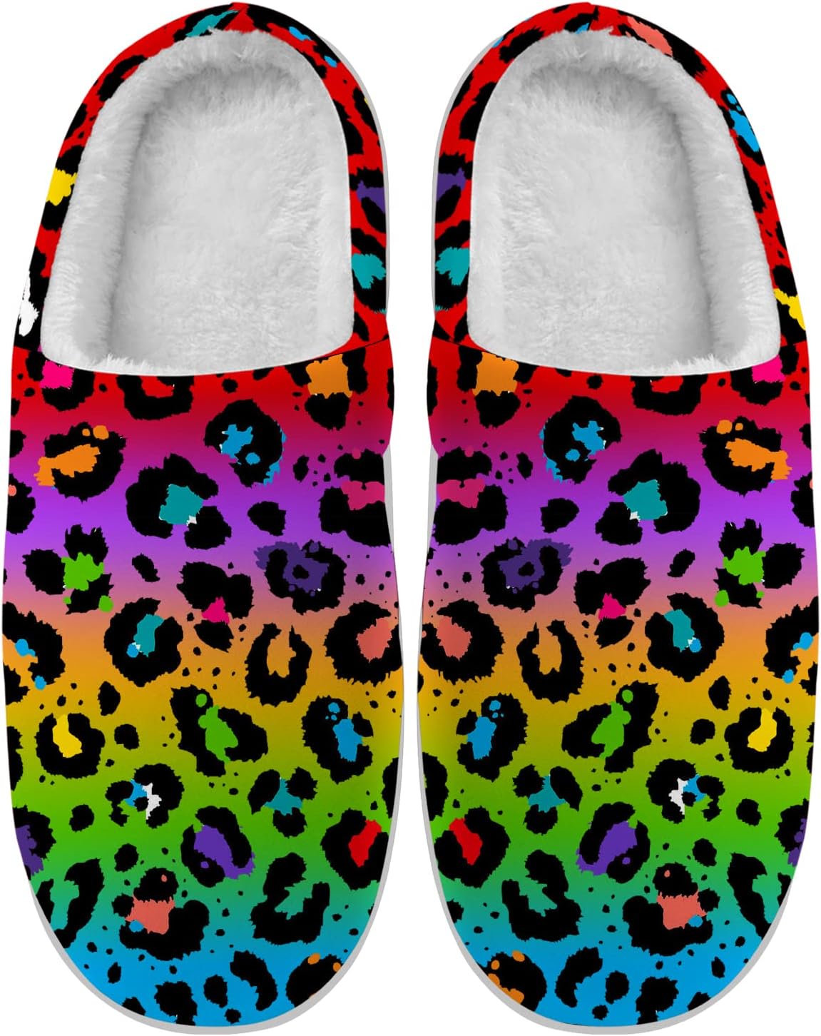 Женские и мужские домашние тапочки с леопардовым принтом, комфортные тапочки с эффектом памяти, пушистые тапочки, противоскользящие зимние обувь, подарок Ciadoon, Colorful
Женские и мужские домашние тапочки с леопардовым принтом, комфортные тапочки с эффектом памяти, пушистые тапочки, противоскользящие зимние обувь, подарок Ciadoon, Colorful