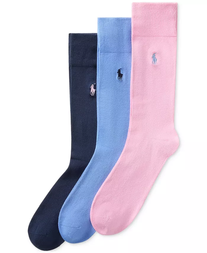 Мужские носки для костюма Supersoft, 3 пары Polo Ralph Lauren, розовый
Мужские носки для костюма Supersoft, 3 пары Polo Ralph Lauren, розовый