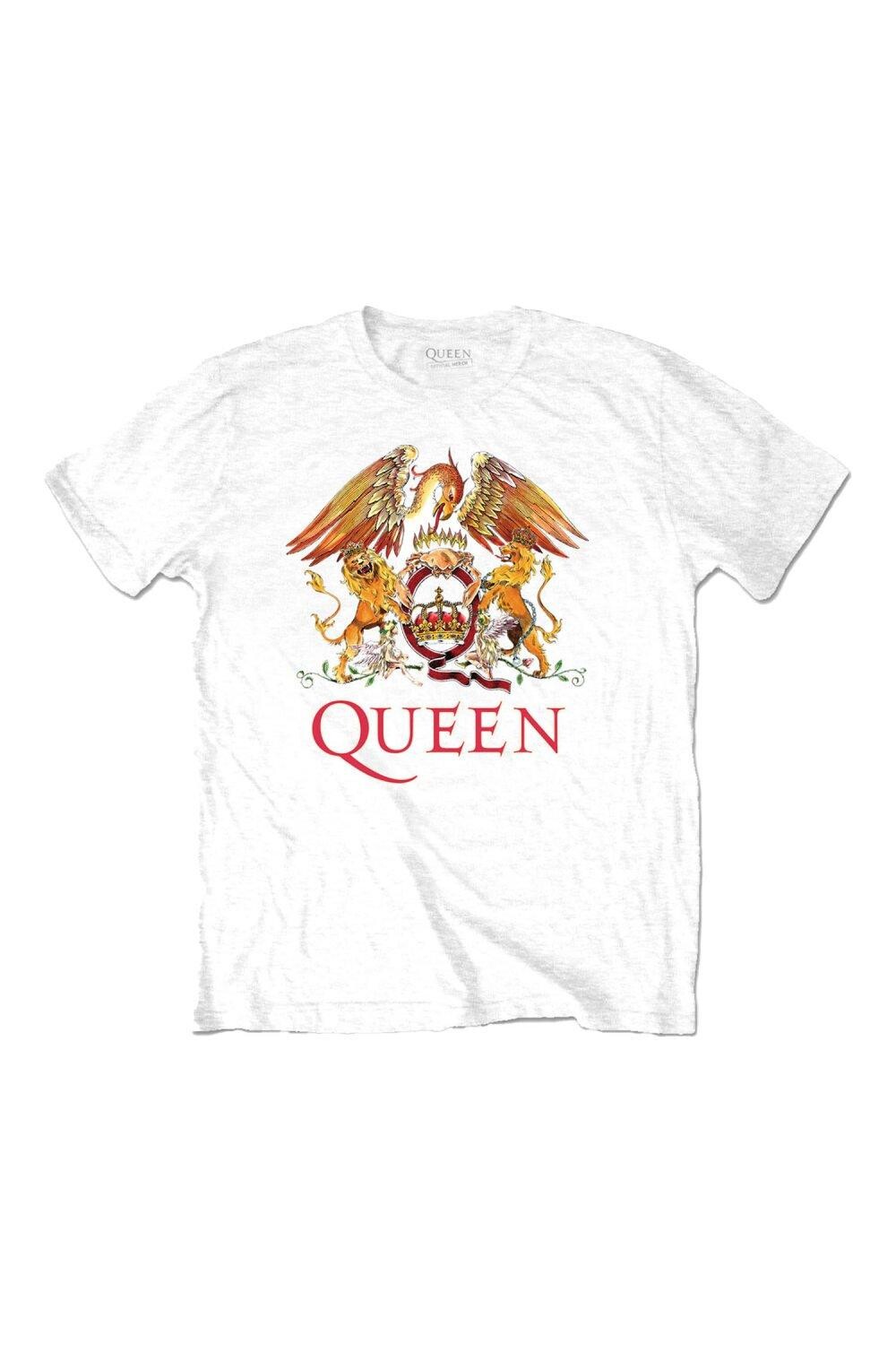 Классическая футболка с гербом Queen, белый
Классическая футболка с гербом Queen, белый